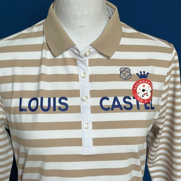 Louis Castel L/S women’s polo size M - Picture 2 of 12
